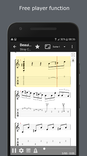 GuitarTab - Tabs and chords - عکس برنامه موبایلی اندروید