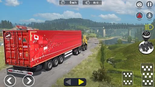 Truck Driving Simulator Games - Gameplay image of android game