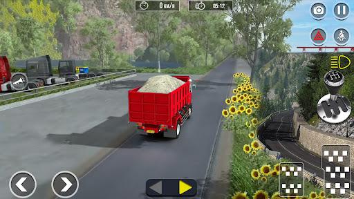 Truck Driving Simulator Games - Gameplay image of android game