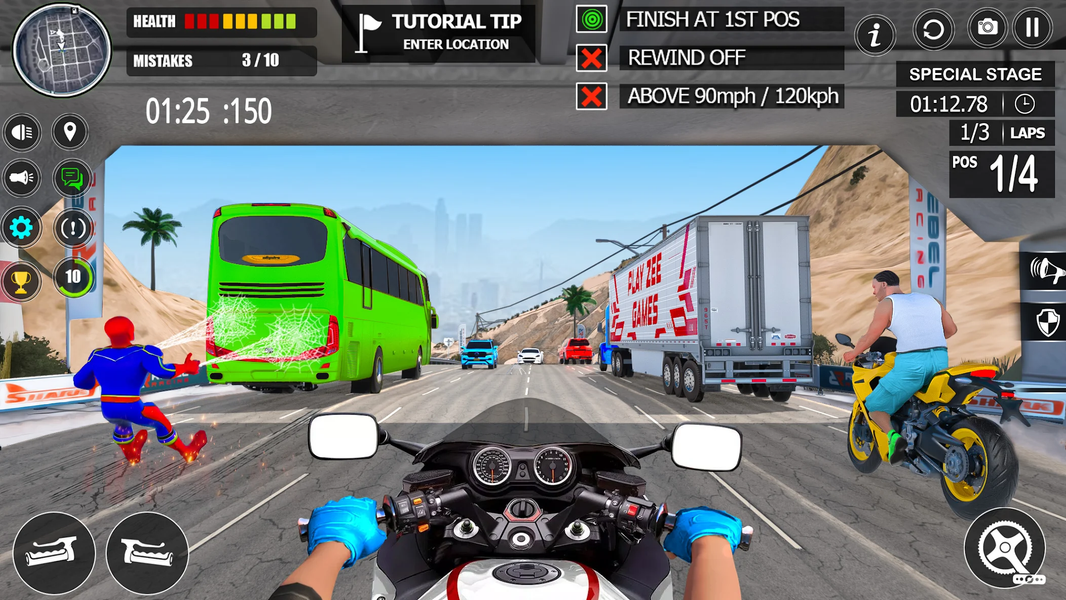 Real Moto Driving Racing Games - Image screenshot of android app