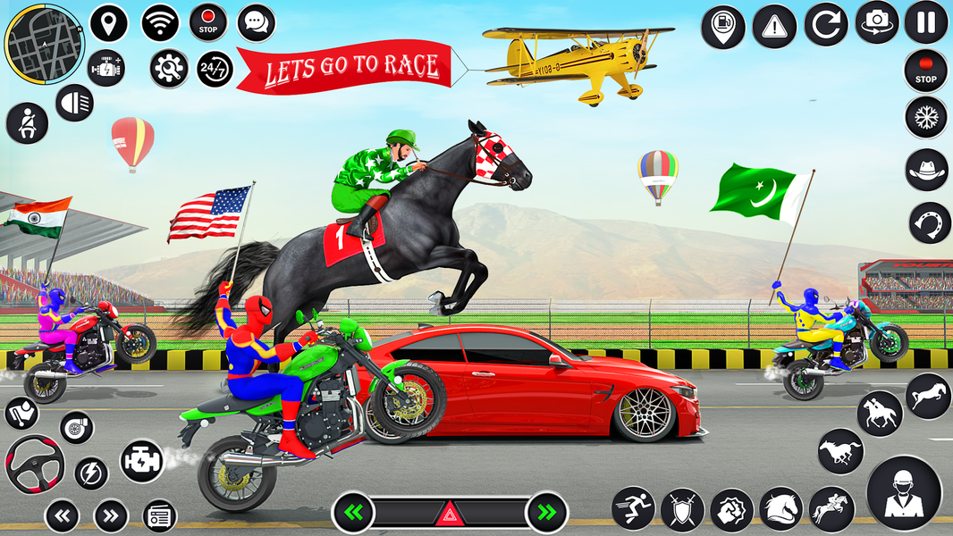 GT Superhero Bike Racing Games - Image screenshot of android app