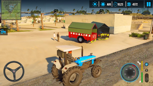 Indian Farming Tractor Games - عکس بازی موبایلی اندروید