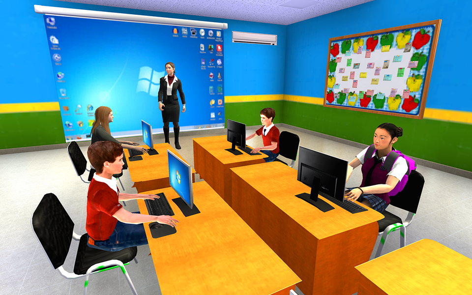 Virtual High School Simulator - Gameplay image of android game