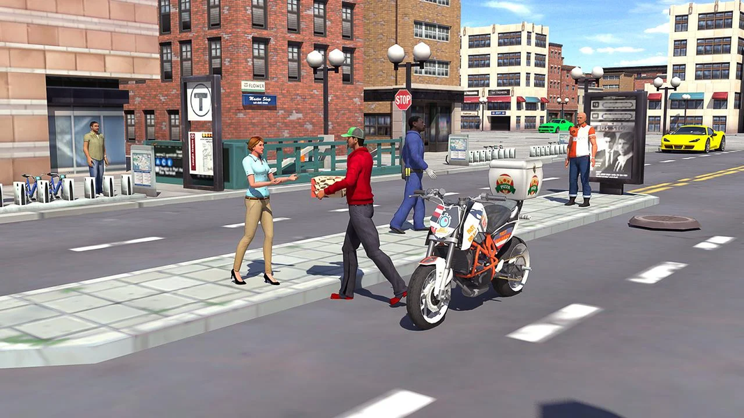 Delivery Rider - Gameplay image of android game