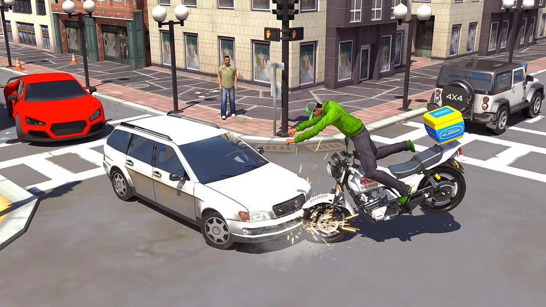 Delivery Rider - Gameplay image of android game