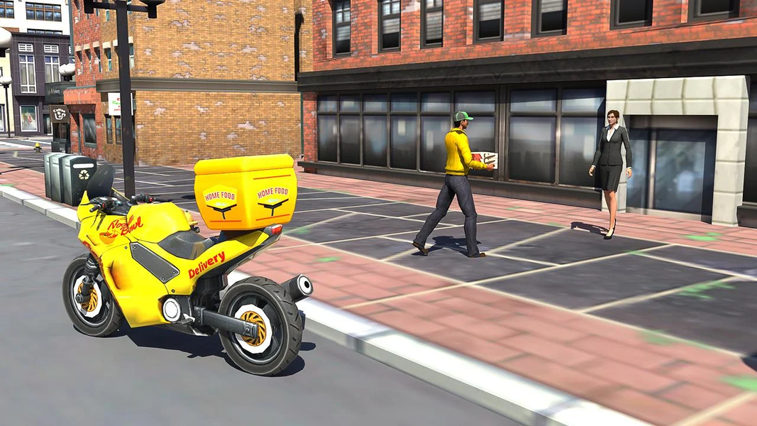 Delivery Rider - Gameplay image of android game