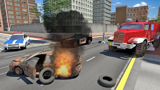 Fire Truck Simulator 2019 - عکس بازی موبایلی اندروید