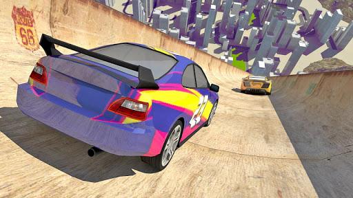 Mega Ramp Car Stunts - Gameplay image of android game