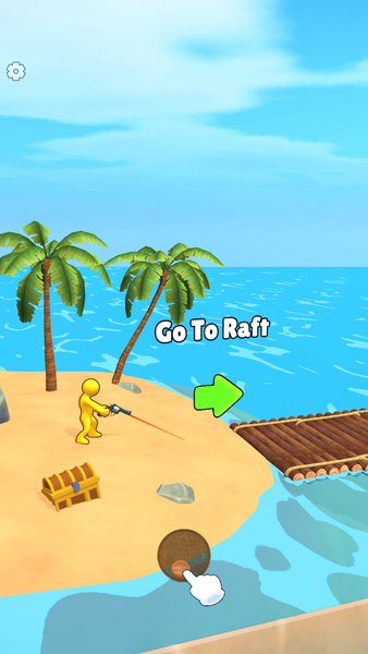 Raft Craft - Gameplay image of android game