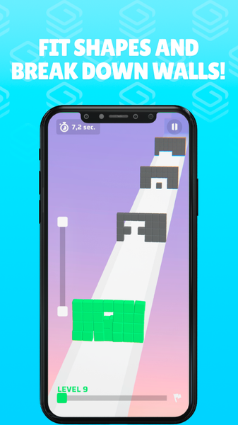 Shape Tap - Obstacle Course Ga - عکس برنامه موبایلی اندروید