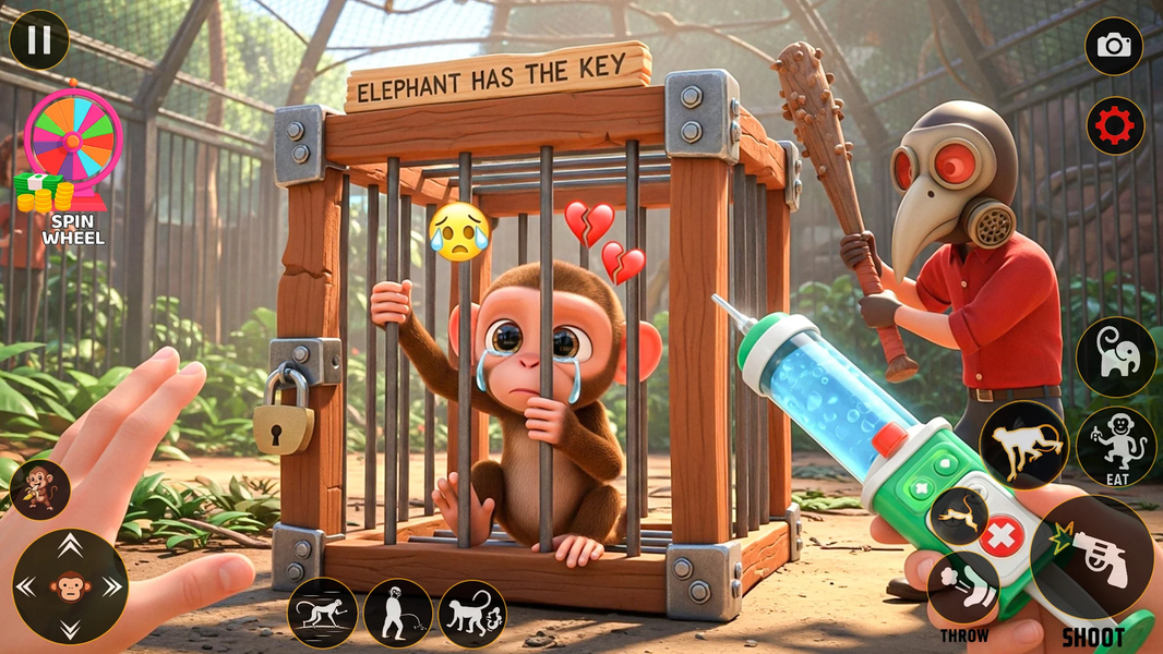 I Am Prankster Monkey Zoo - عکس بازی موبایلی اندروید