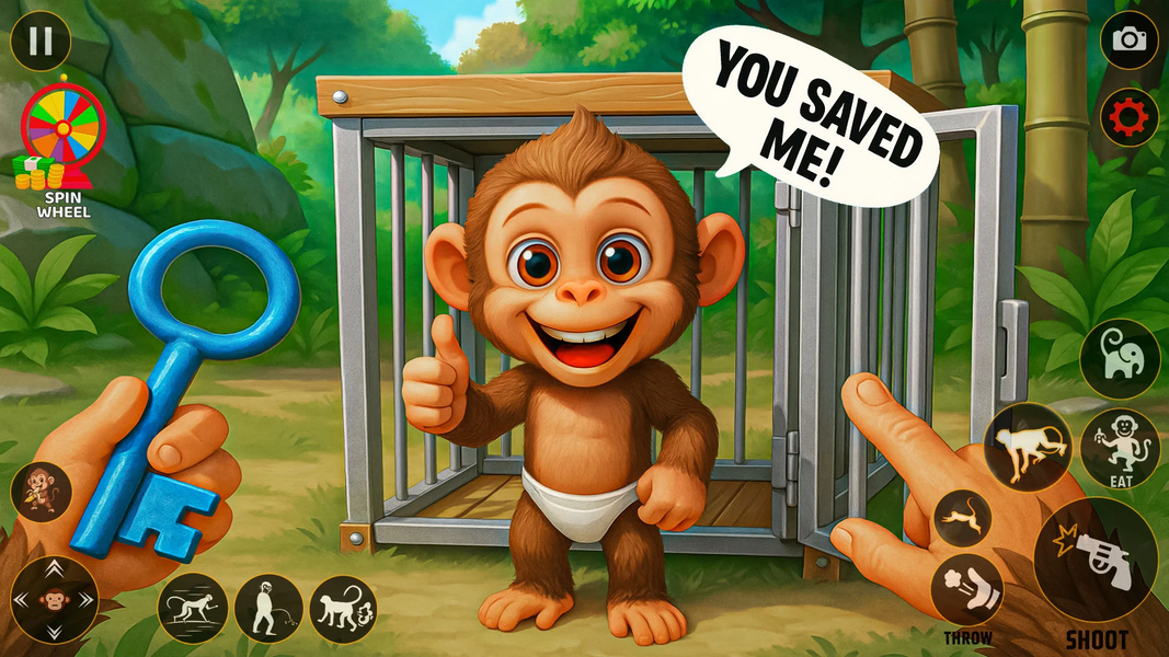 I Am Prankster Monkey Zoo - عکس بازی موبایلی اندروید