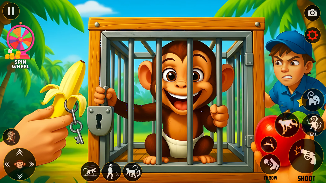 I Am Prankster Monkey Zoo - عکس بازی موبایلی اندروید