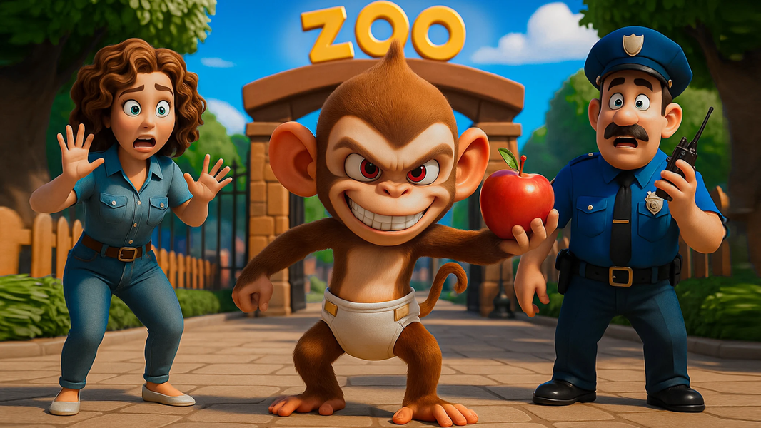 I Am Prankster Monkey Zoo - عکس بازی موبایلی اندروید