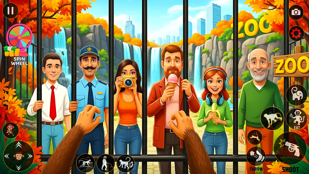 I Am Prankster Monkey Zoo - عکس بازی موبایلی اندروید