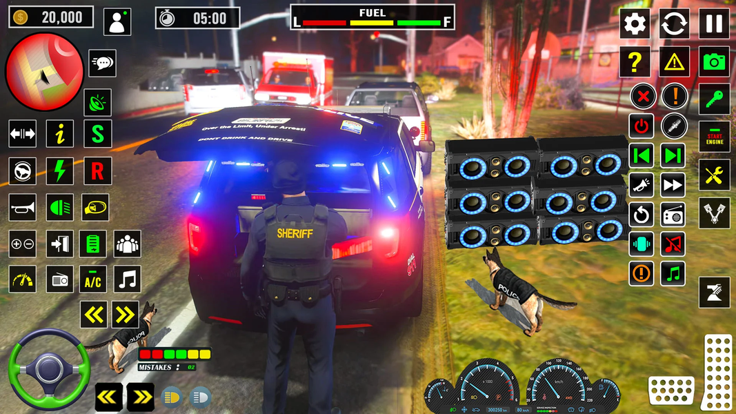 Cop Police Car Driving Game 3D - Gameplay image of android game