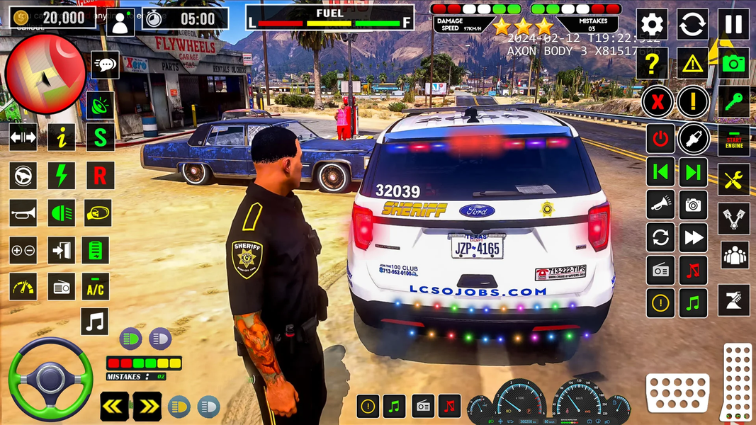 Cop Police Car Driving Game 3D - Gameplay image of android game