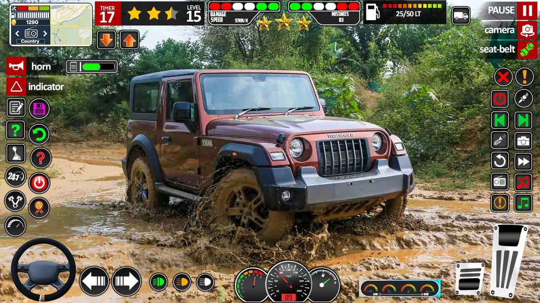 SUV Offroad ۴x۴ Jeep Mountain - عکس بازی موبایلی اندروید