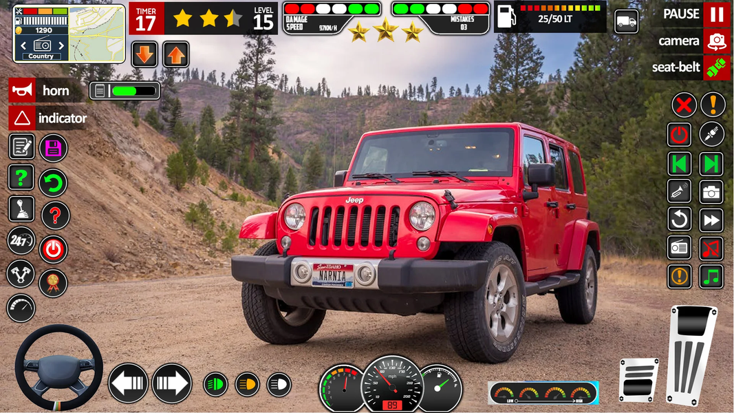 SUV Offroad ۴x۴ Jeep Mountain - عکس بازی موبایلی اندروید