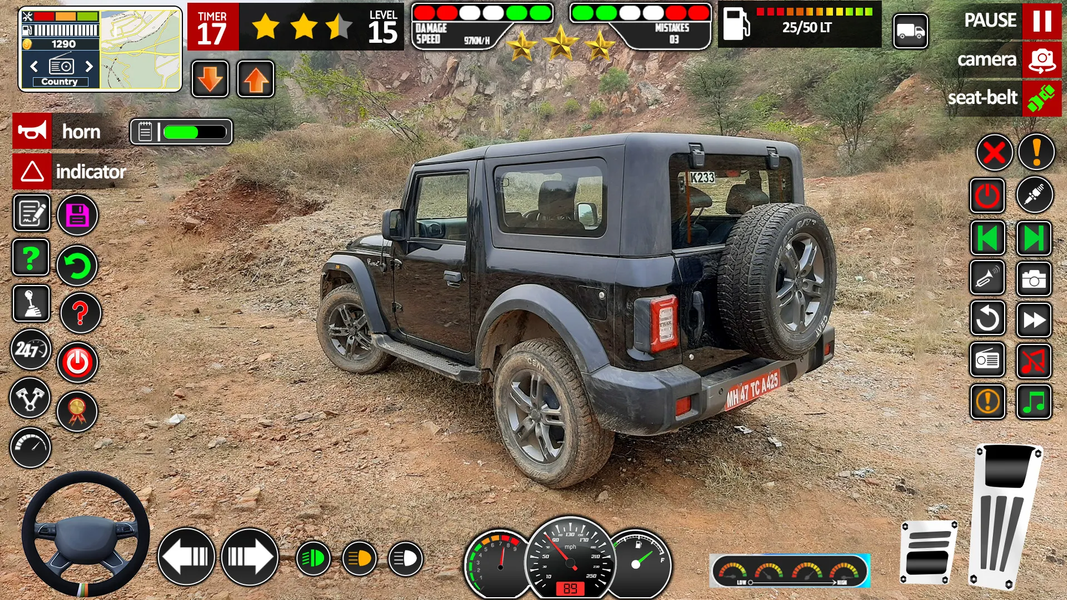 SUV Offroad ۴x۴ Jeep Mountain - عکس بازی موبایلی اندروید