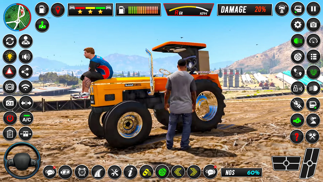 Tractor Simulator Tractor Game - Gameplay image of android game