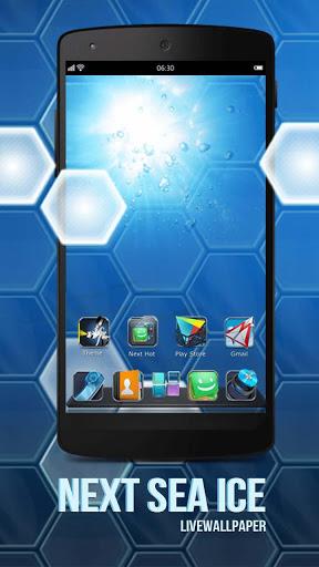 Next Sea Ice Live Wallpaper - Image screenshot of android app