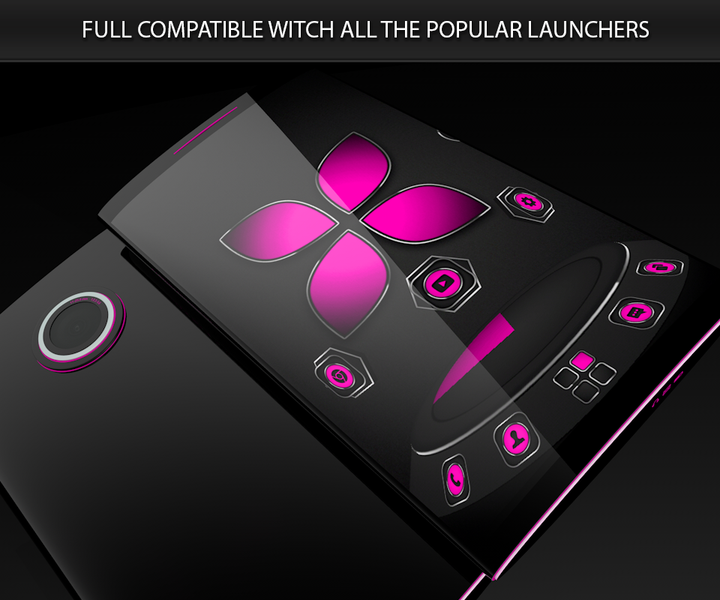 Soft Touch Pink Theme - عکس برنامه موبایلی اندروید