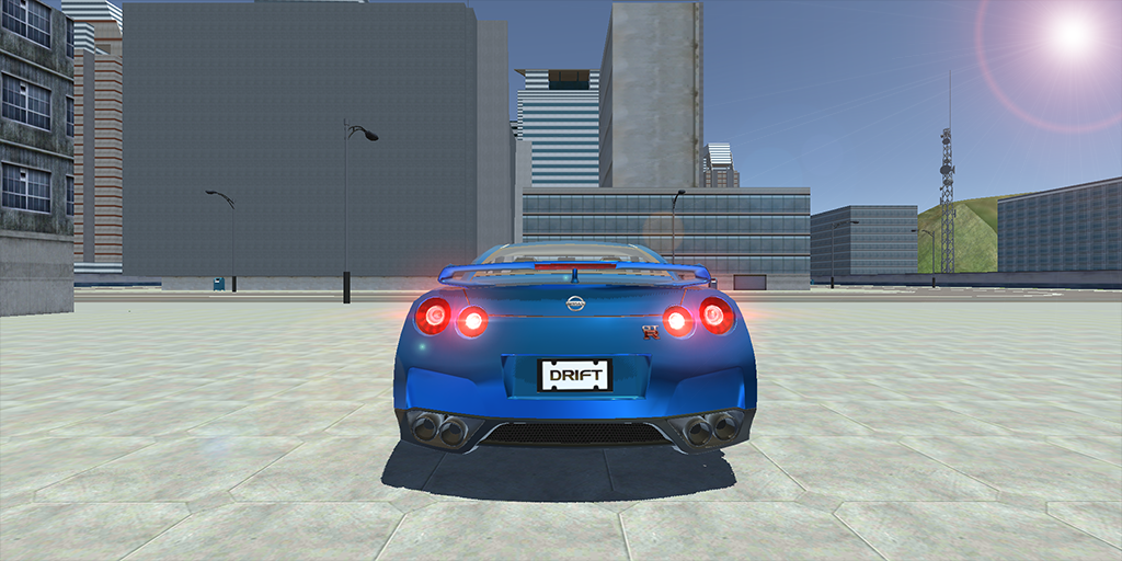 GT-R R35 Drift Simulator Games - Gameplay image of android game