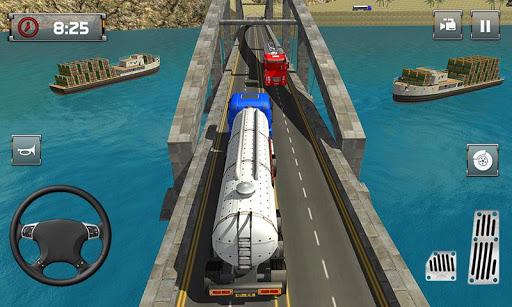 Offroad Oil Tanker Truck Drive - Gameplay image of android game