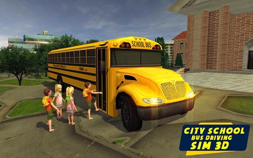 City High School Bus Driving Simulator 2018 - عکس بازی موبایلی اندروید
