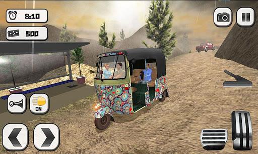 Tuk Tuk Crazy Rickshaw - Gameplay image of android game