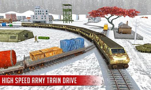 US Army Transport Train Games - Gameplay image of android game
