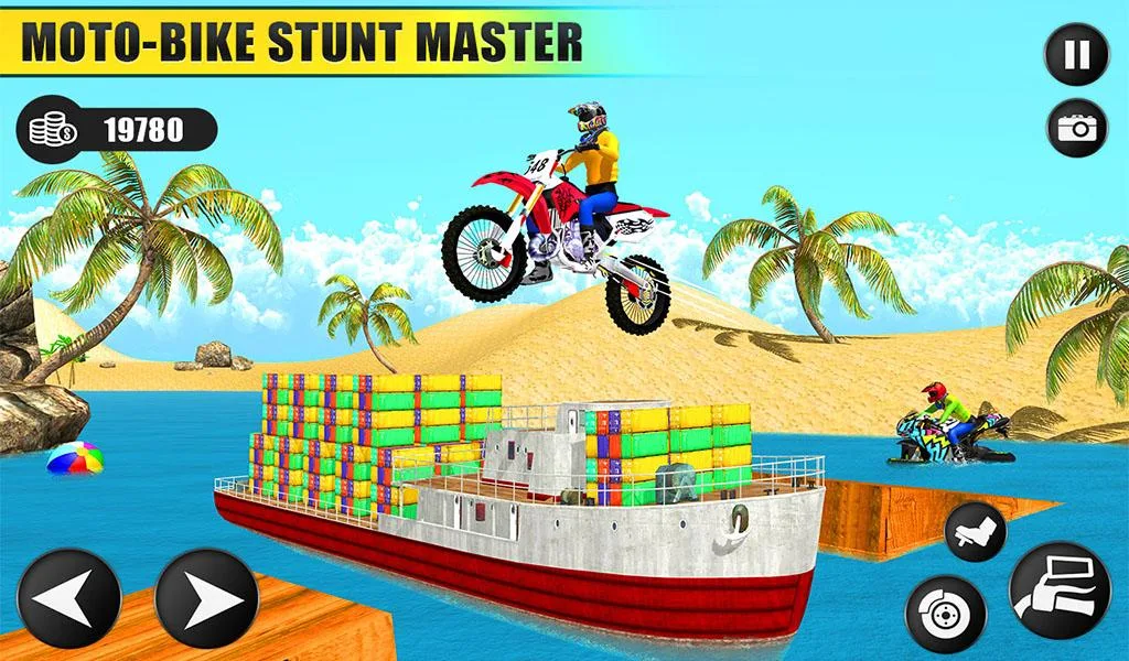 Motor Bike Water Surfer Games - عکس بازی موبایلی اندروید