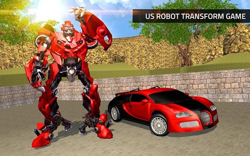 US Robot Transform Car Driving - Image screenshot of android app