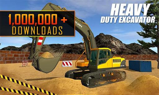 Excavator Dumper Truck Sim 3D - Gameplay image of android game