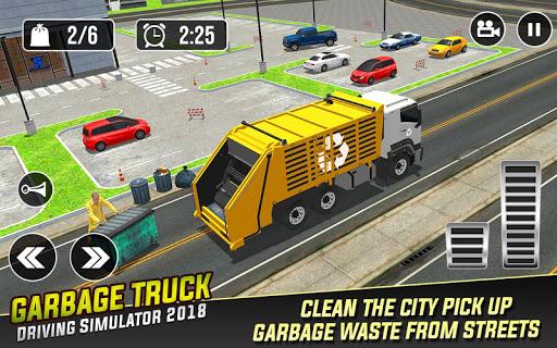 Real Garbage Truck Simulator - Gameplay image of android game
