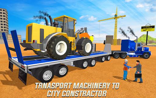 Heavy Cargo Transporter Truck - Gameplay image of android game