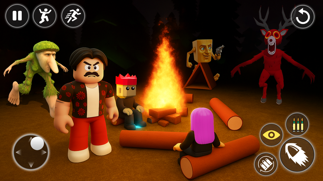 Forest Survival: Night Shooter - عکس بازی موبایلی اندروید