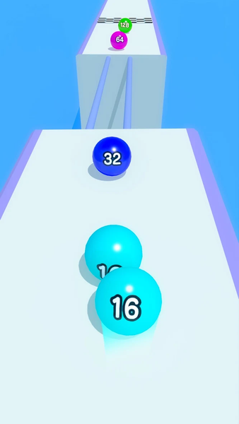 Rolling Ball Run Numbers Game - عکس برنامه موبایلی اندروید