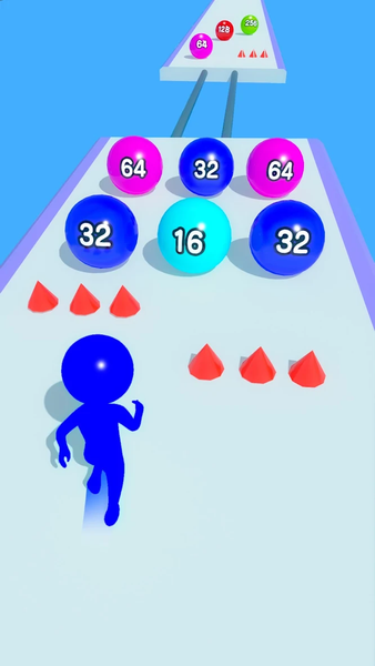 Rolling Ball Run Numbers Game - عکس برنامه موبایلی اندروید