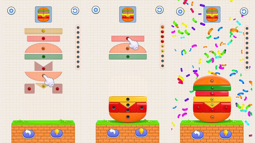 Color Blocks - Shapes Builder - عکس بازی موبایلی اندروید