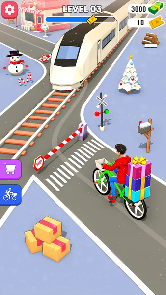 Delivery Boy Bicycle Game - عکس بازی موبایلی اندروید