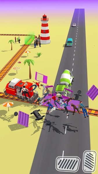 Passenger Express Train Game - عکس بازی موبایلی اندروید