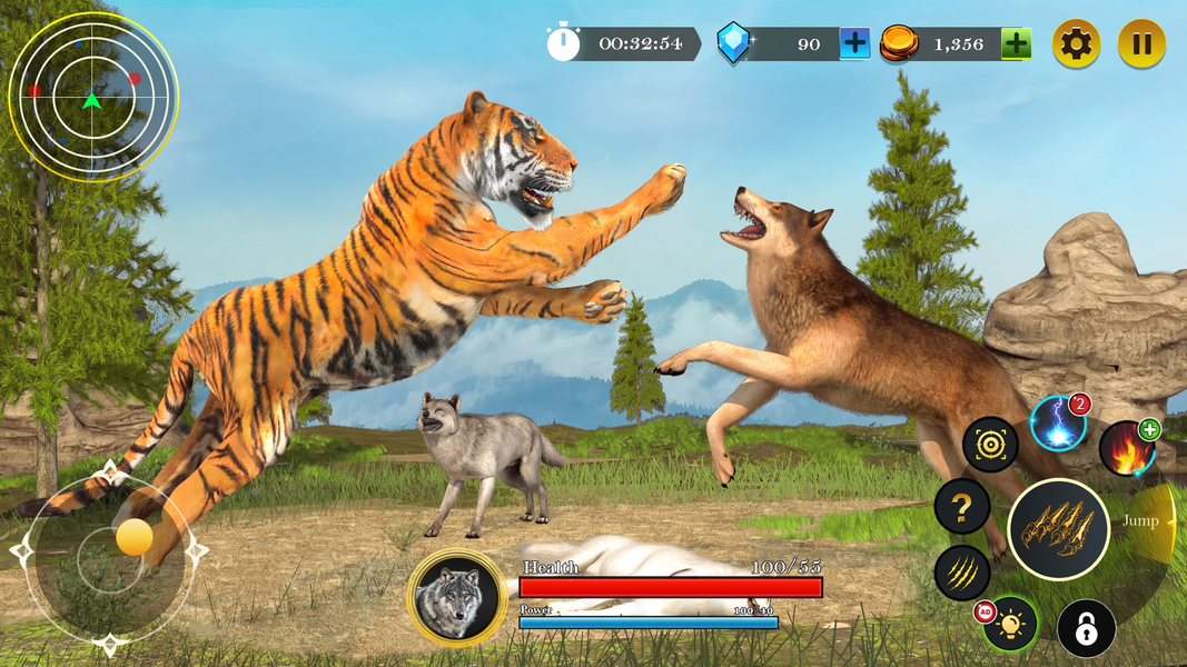 Wolf Games The Wolf Simulator - عکس بازی موبایلی اندروید