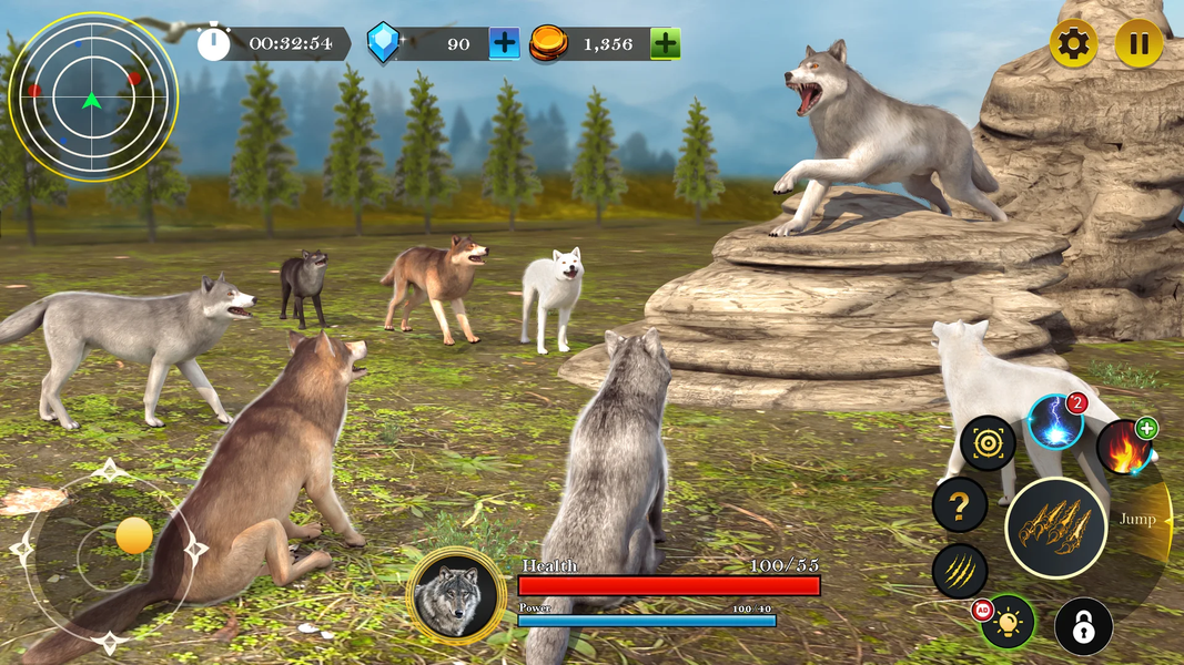 Wolf Games The Wolf Simulator - عکس بازی موبایلی اندروید