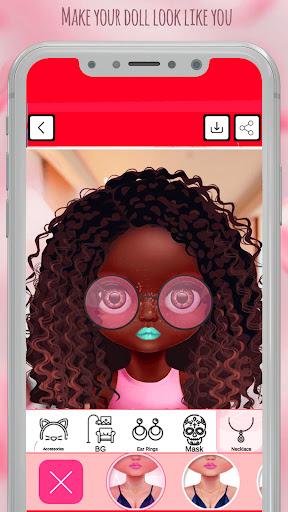 Dollicon Cute Doll Avatar - Image screenshot of android app