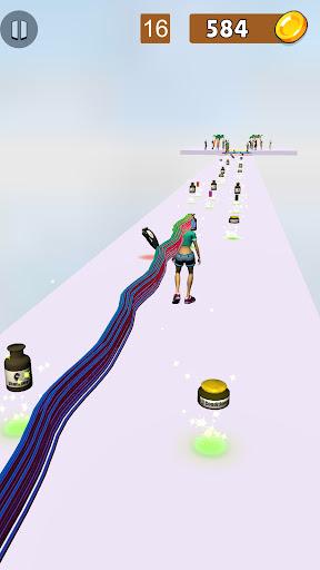 Hair Challenge 3d Rush - Image screenshot of android app