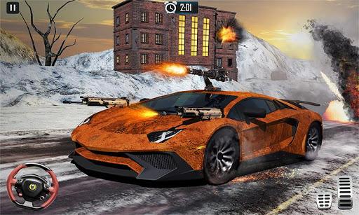 Mad Car War Death Racing Games - Gameplay image of android game