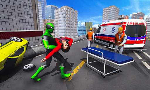 Frog Ninja Hero Gangster Vegas Superhero Games - Gameplay image of android game