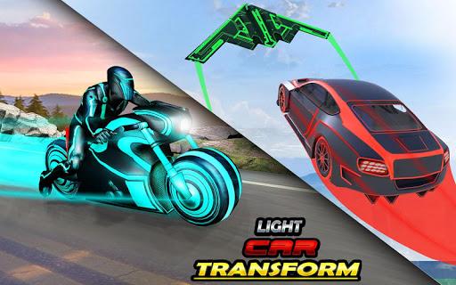 Crazy Car Stunt Light Car Transform GT Racing Game - Image screenshot of android app